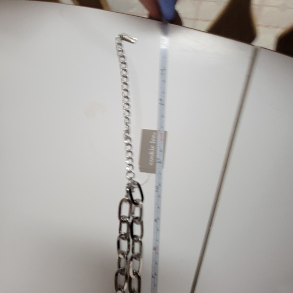 NWT COOKIE LEE HEAVY PAPERCLIP 📎NECKLACE - Picture 5 of 5